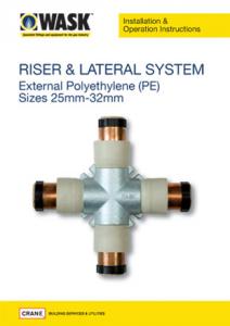 External Polyethylene (PE) Sizes 25mm-32mm