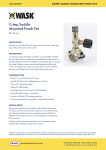 Crimp Saddle Mounted Punch Tee