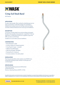 Crimp Soil Stack Bend