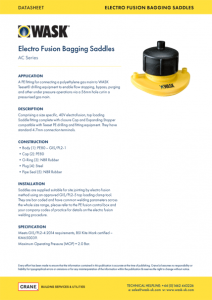 Electro Fusion Bagging Saddles