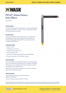 PECAT 63mm Factory Entry Elbow