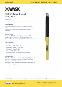 PECAT Below Ground Entry Weld