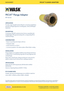 PECAT Flange Adaptor Datasheet