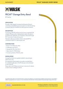 PECAT Garage Entry Bend Datasheet