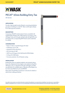 PECAT® 63mm Building Entry Tee